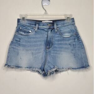 VS Victorias Secret PINK high rise denim shorts - 2